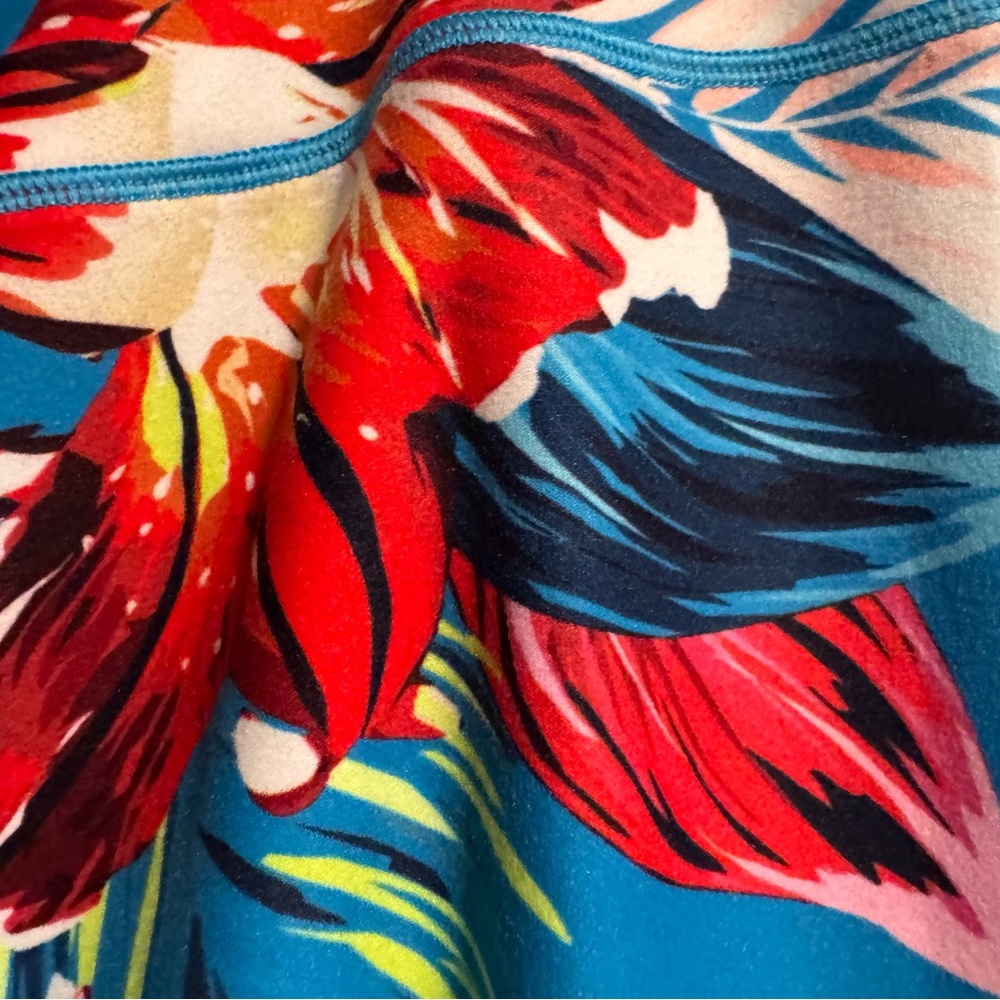 Fila Sport Multicolor Floral Capri Leggings Size XXL - Picture 4 of 6